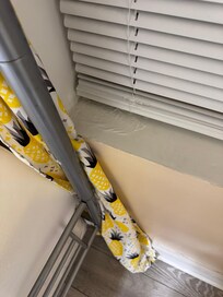 Leaking window damage