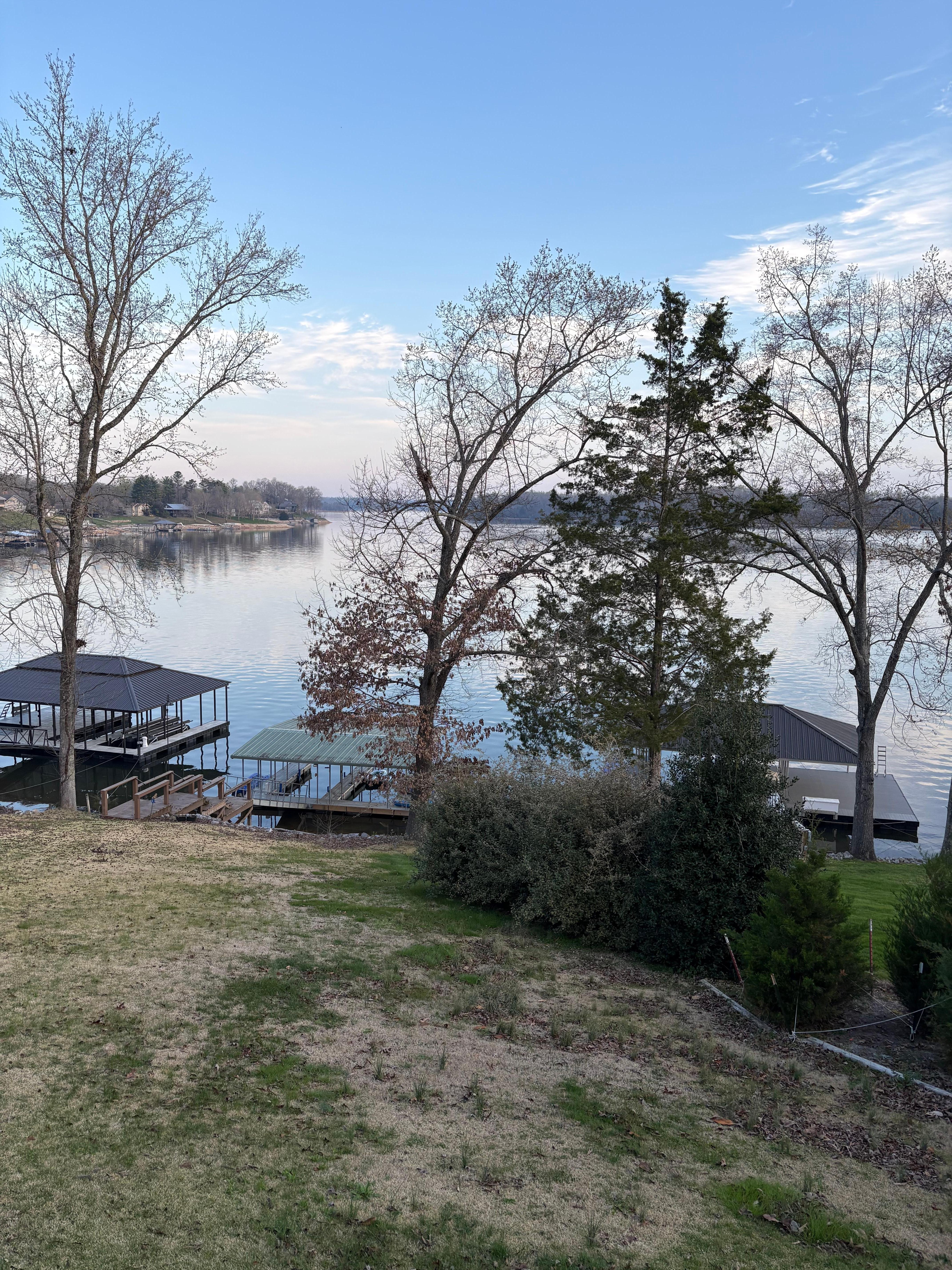 Lake view from top deck is wonderful. 