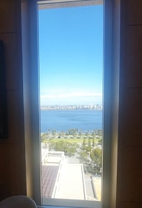 Same view from club lounge