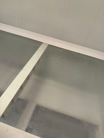 looking there, you can see the dirt and the little bugs all over the refrigerator.