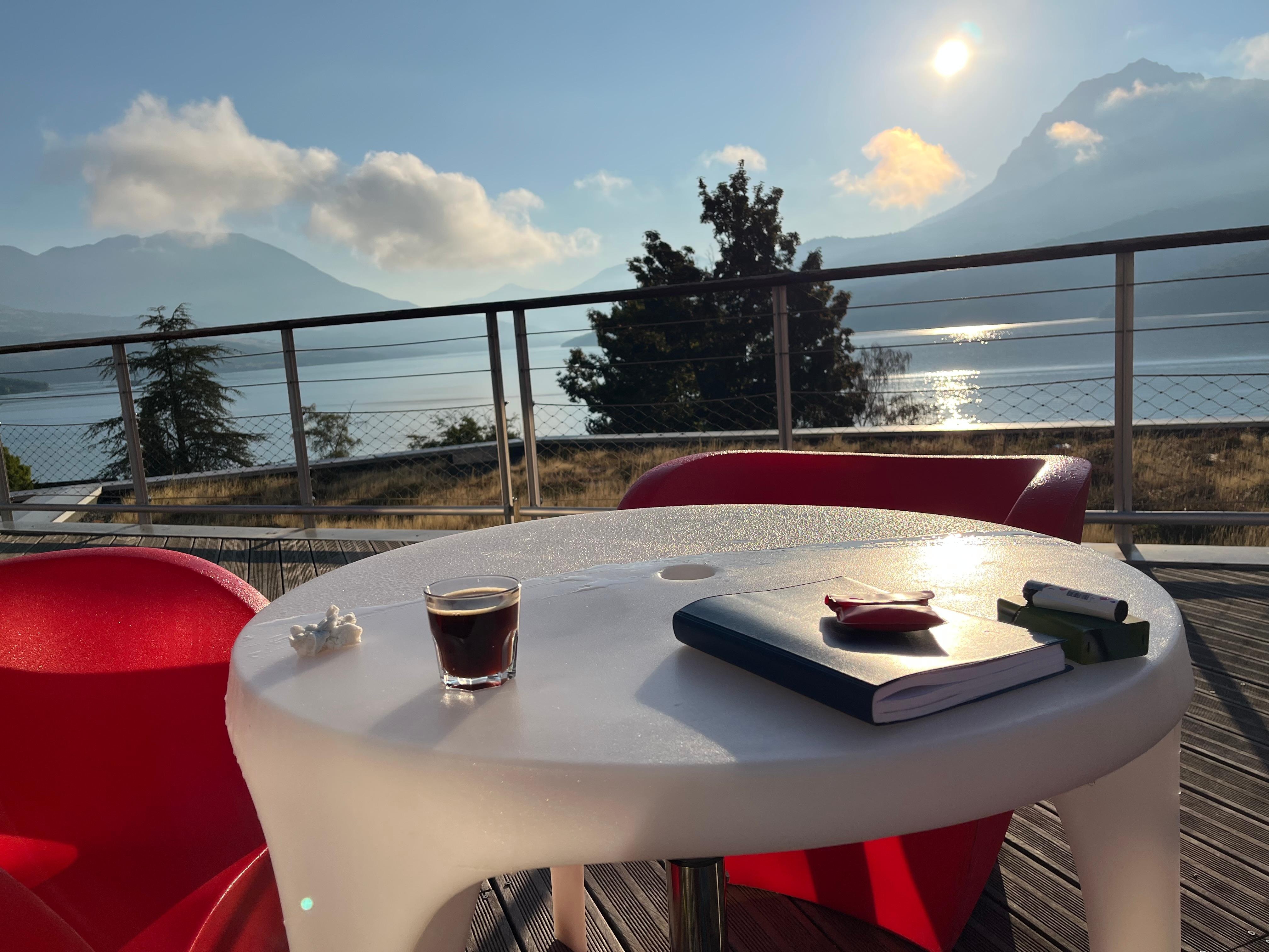 Le solarium où il n’y a jamais personne au petit matin 