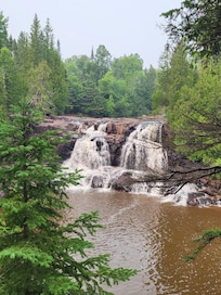 One of the waterfalls we visited.