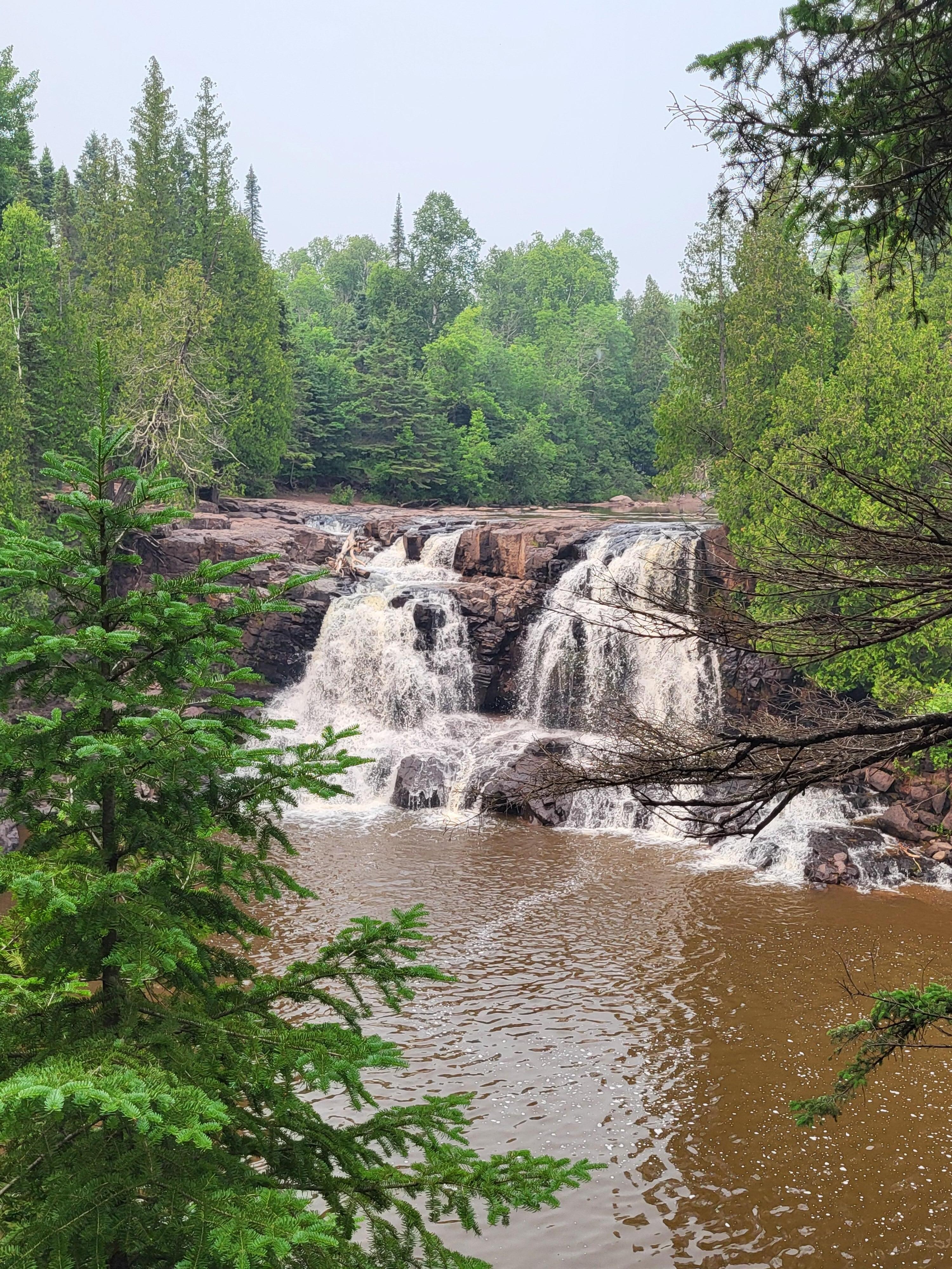One of the waterfalls we visited.