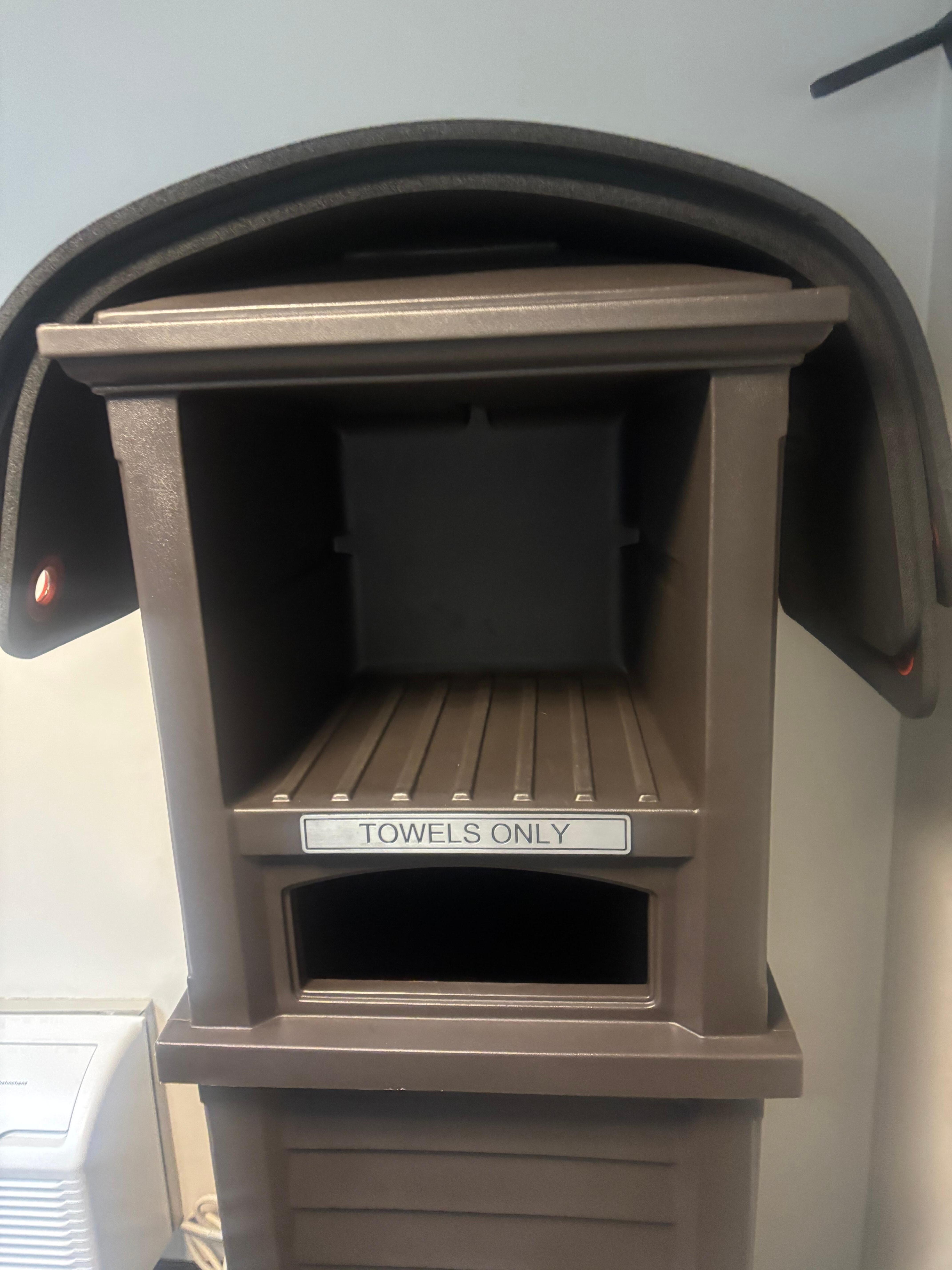 No towels provided in fitness center 