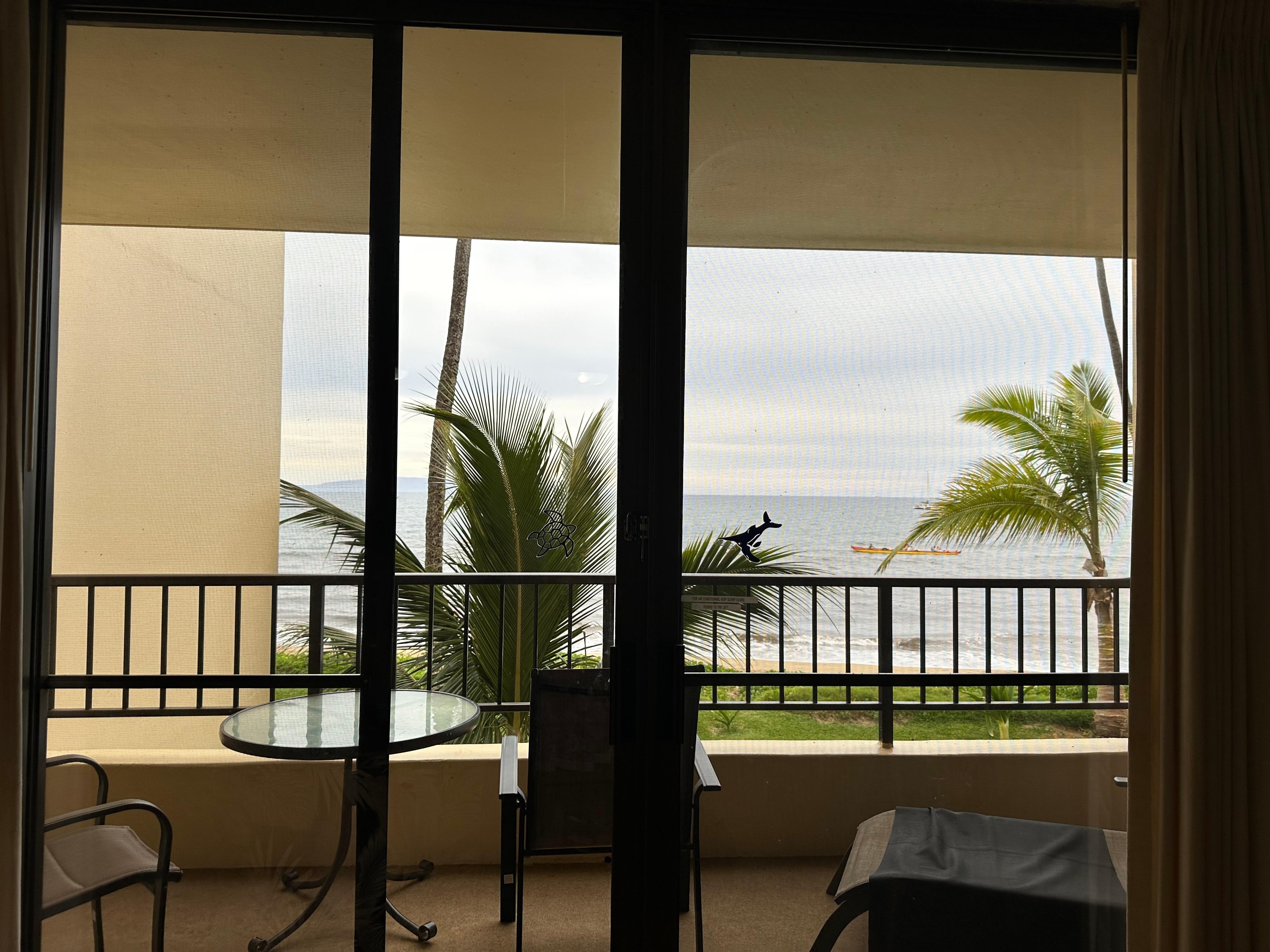 Actual view from inside looking out the labai