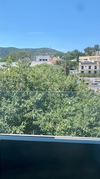 Room view from balcony