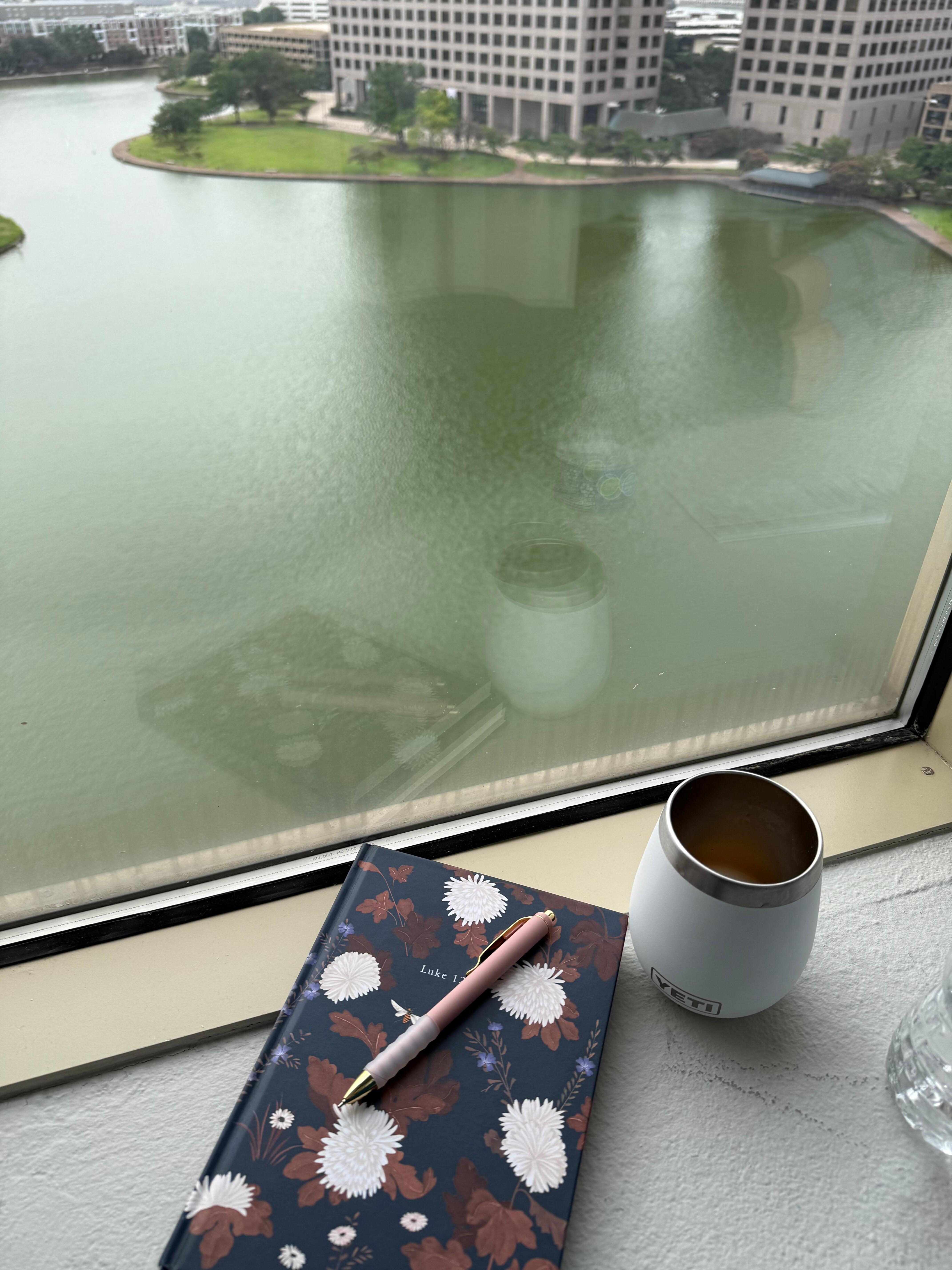 Overlooking the lake