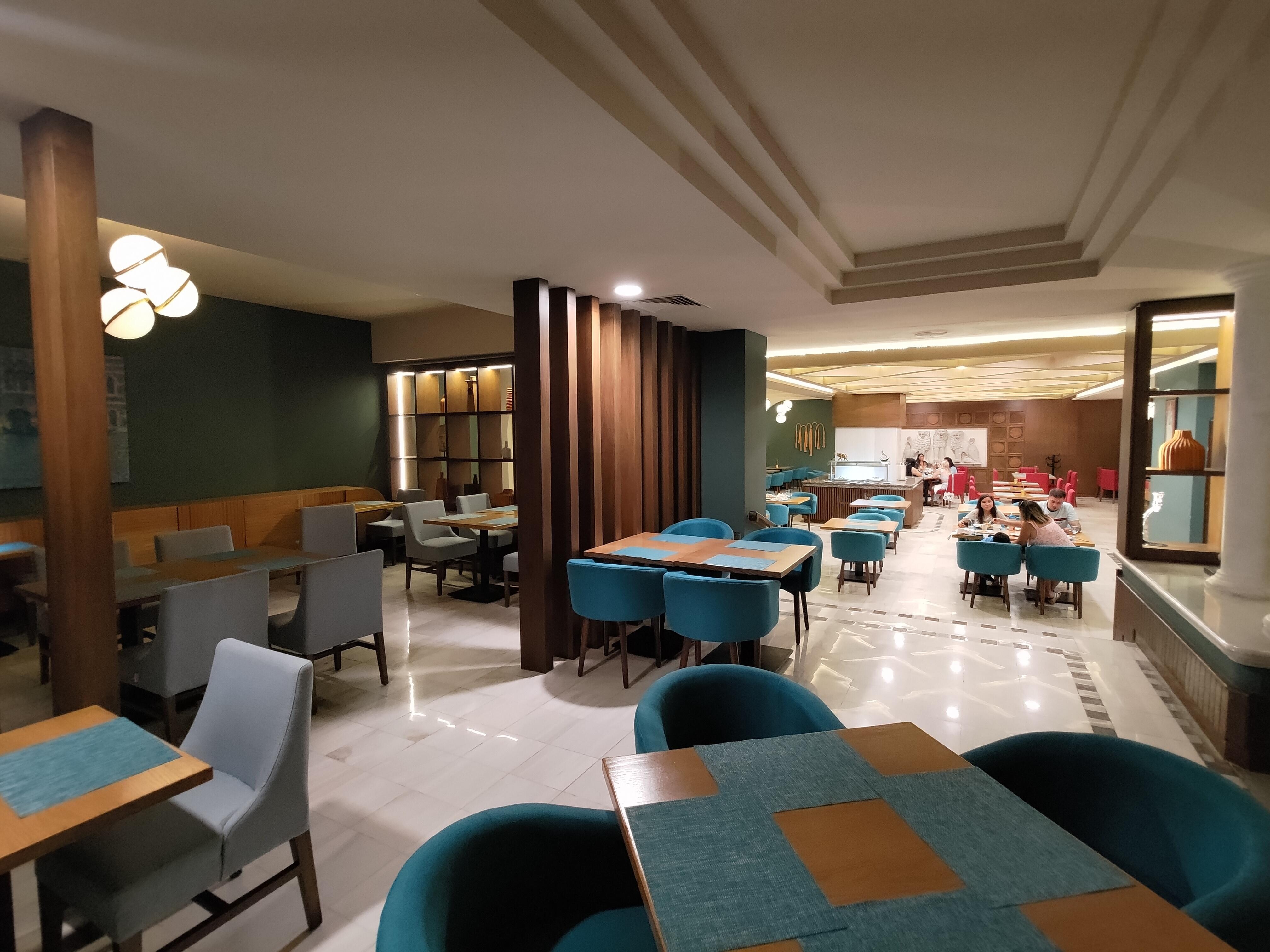 The Maco Polo restaurant where you have to reserve seats for dinner. 