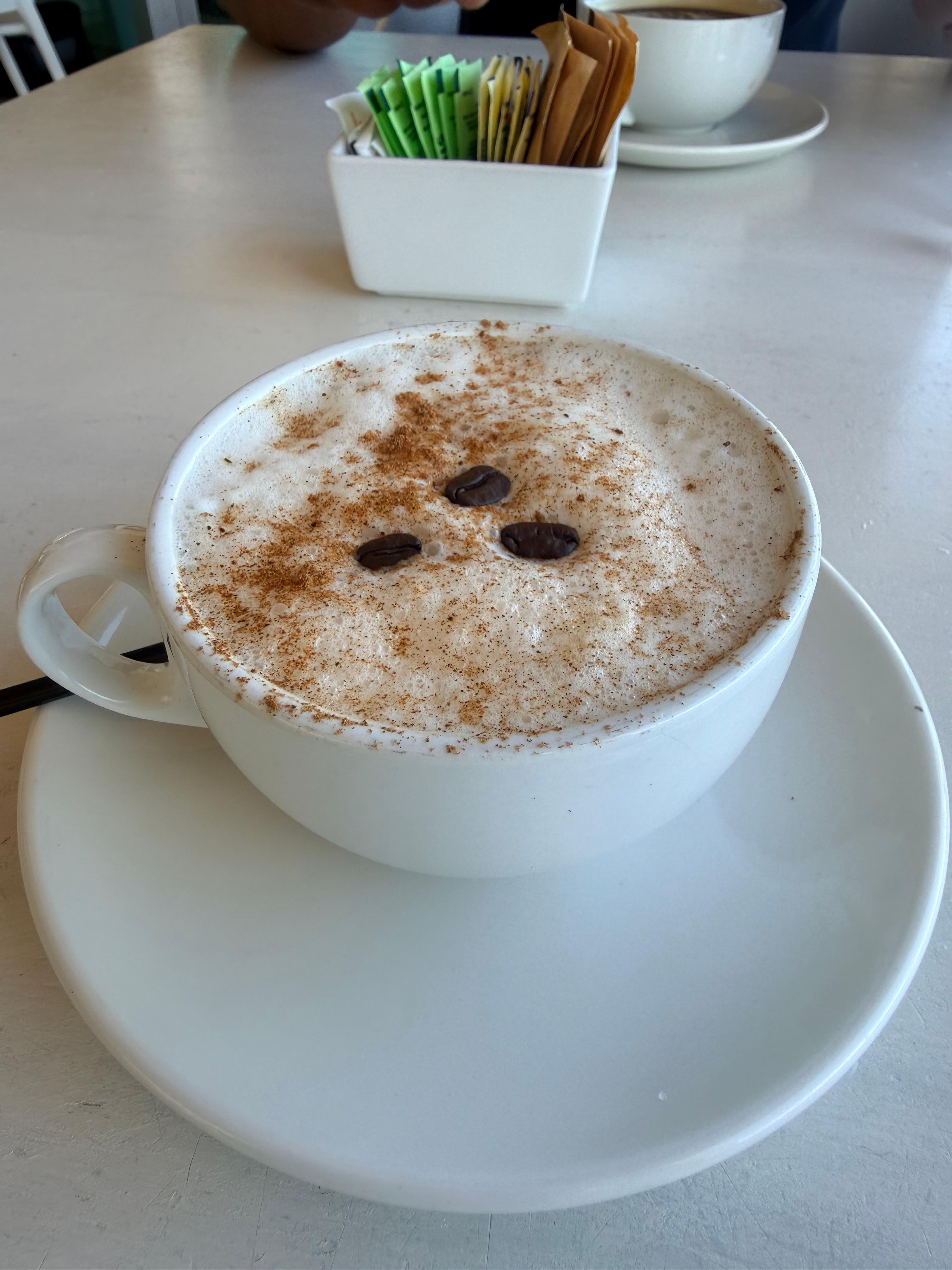 Cappuccino at the Social. 