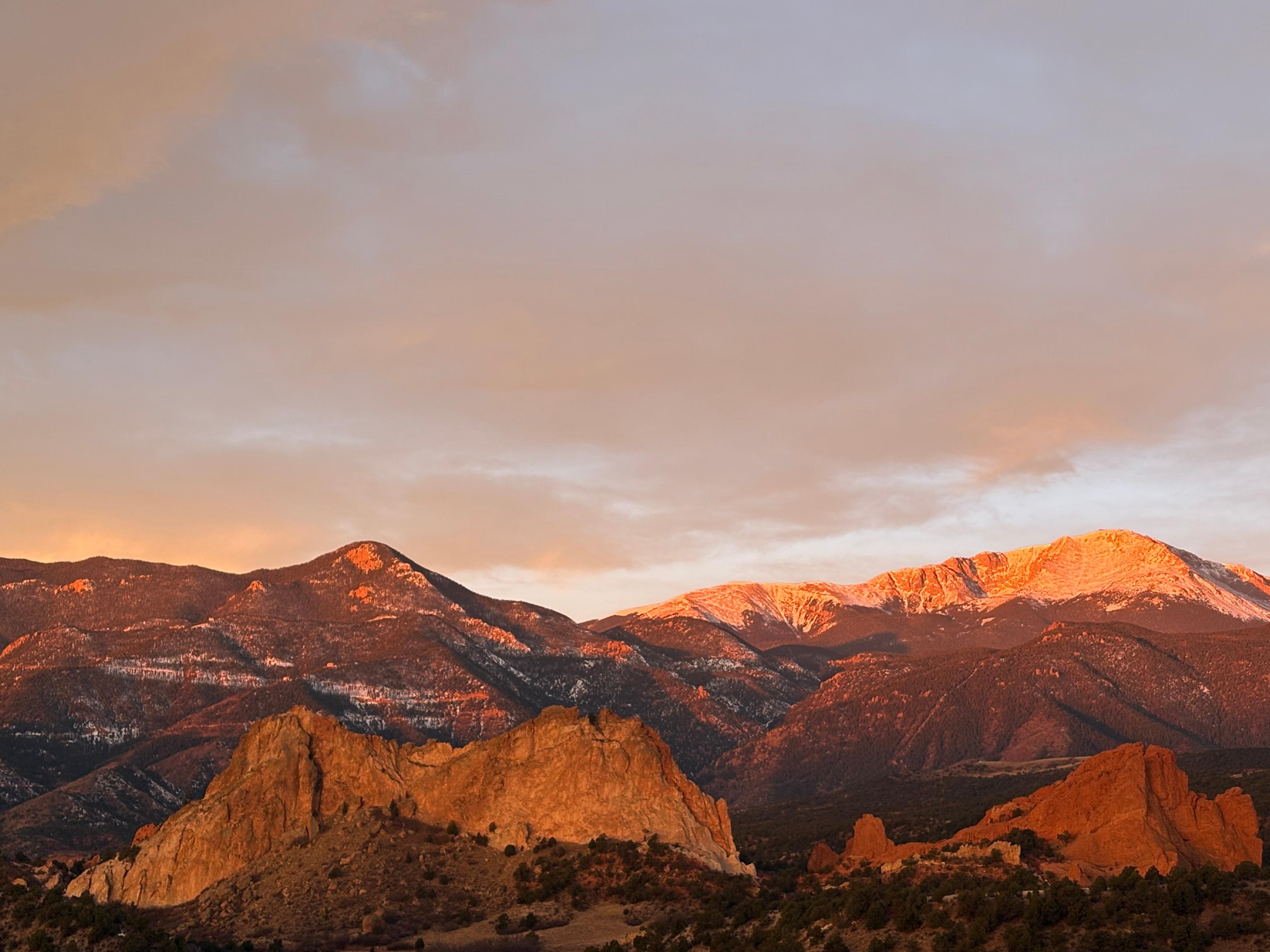 Morning sunrise view