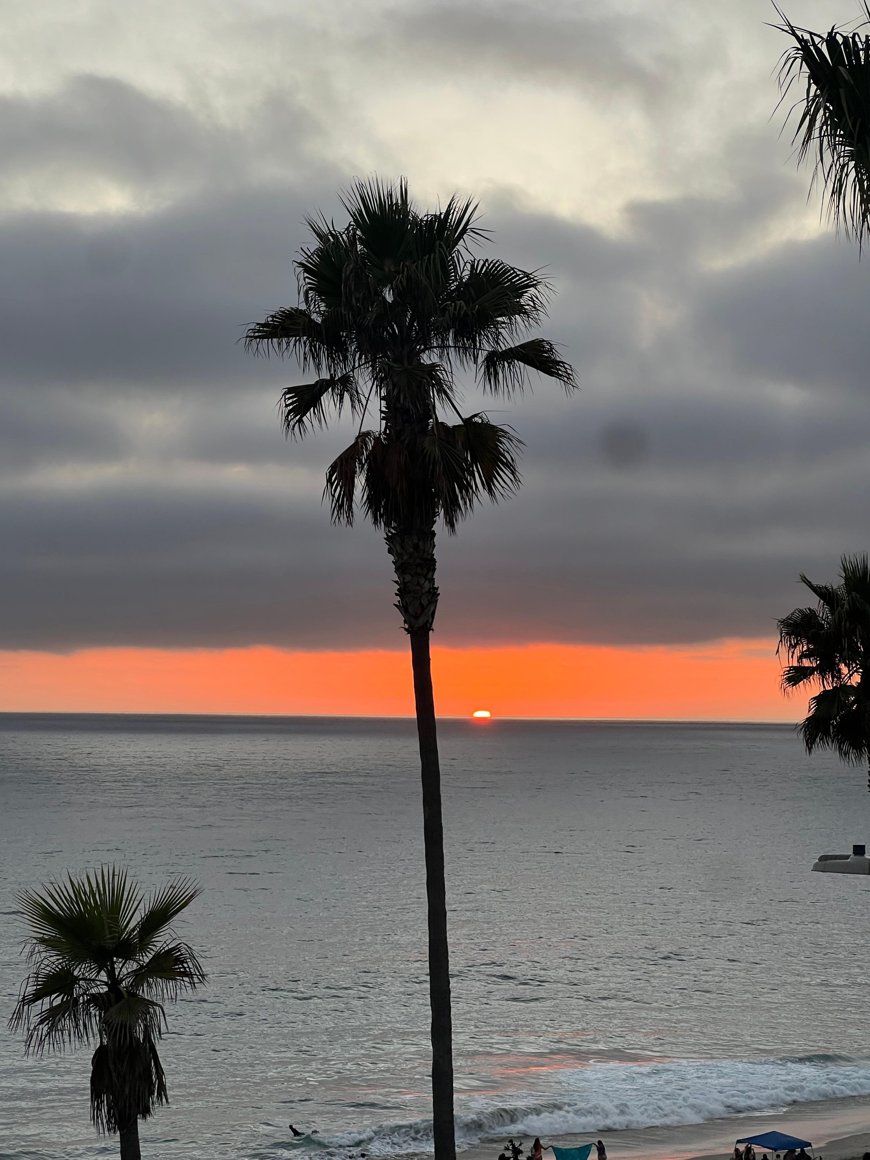 Beautiful sunset viewing deck. 