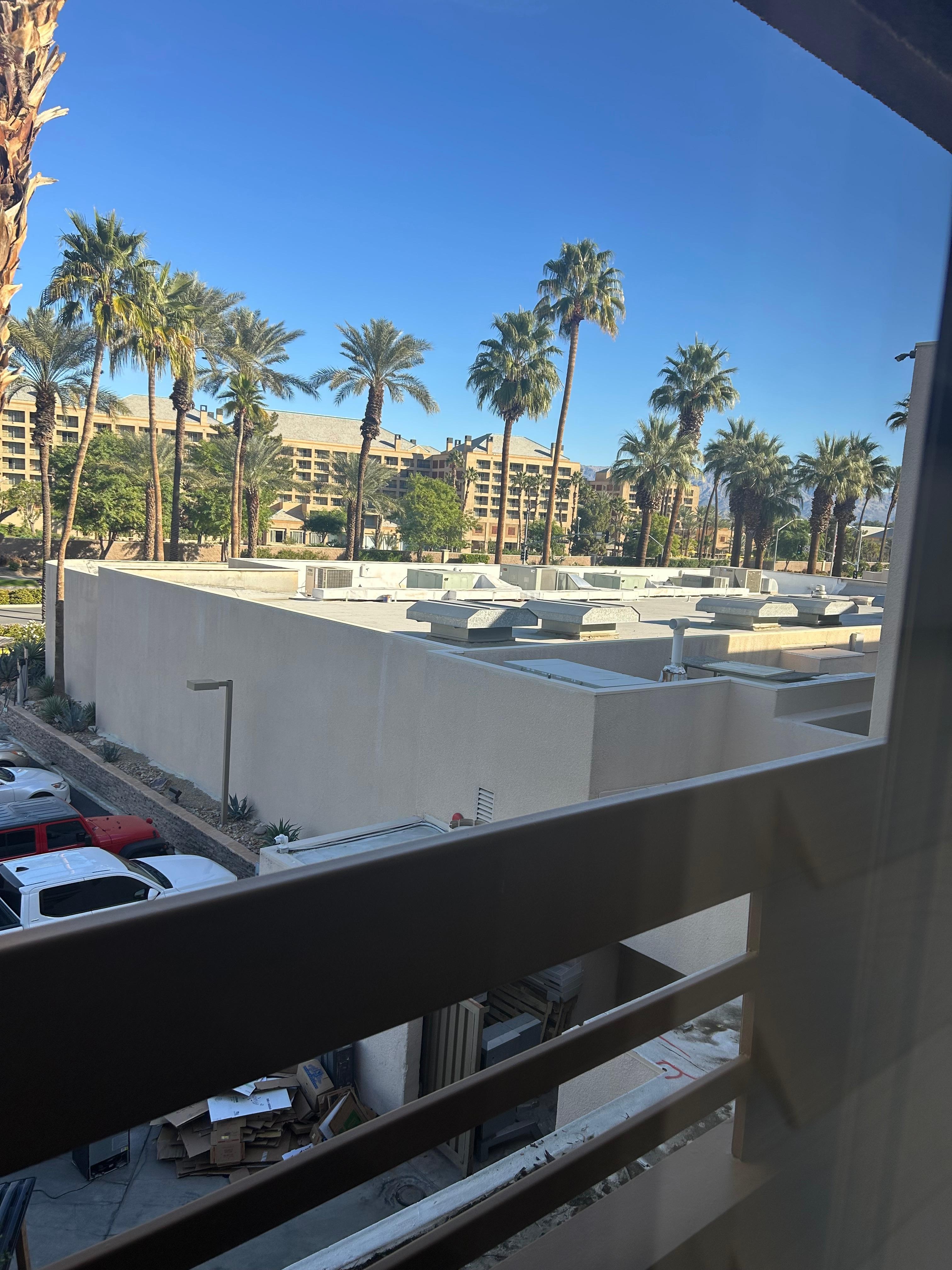 View from room of cooling heating system 