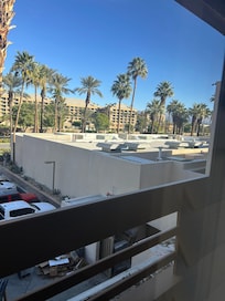 View from room of cooling heating system