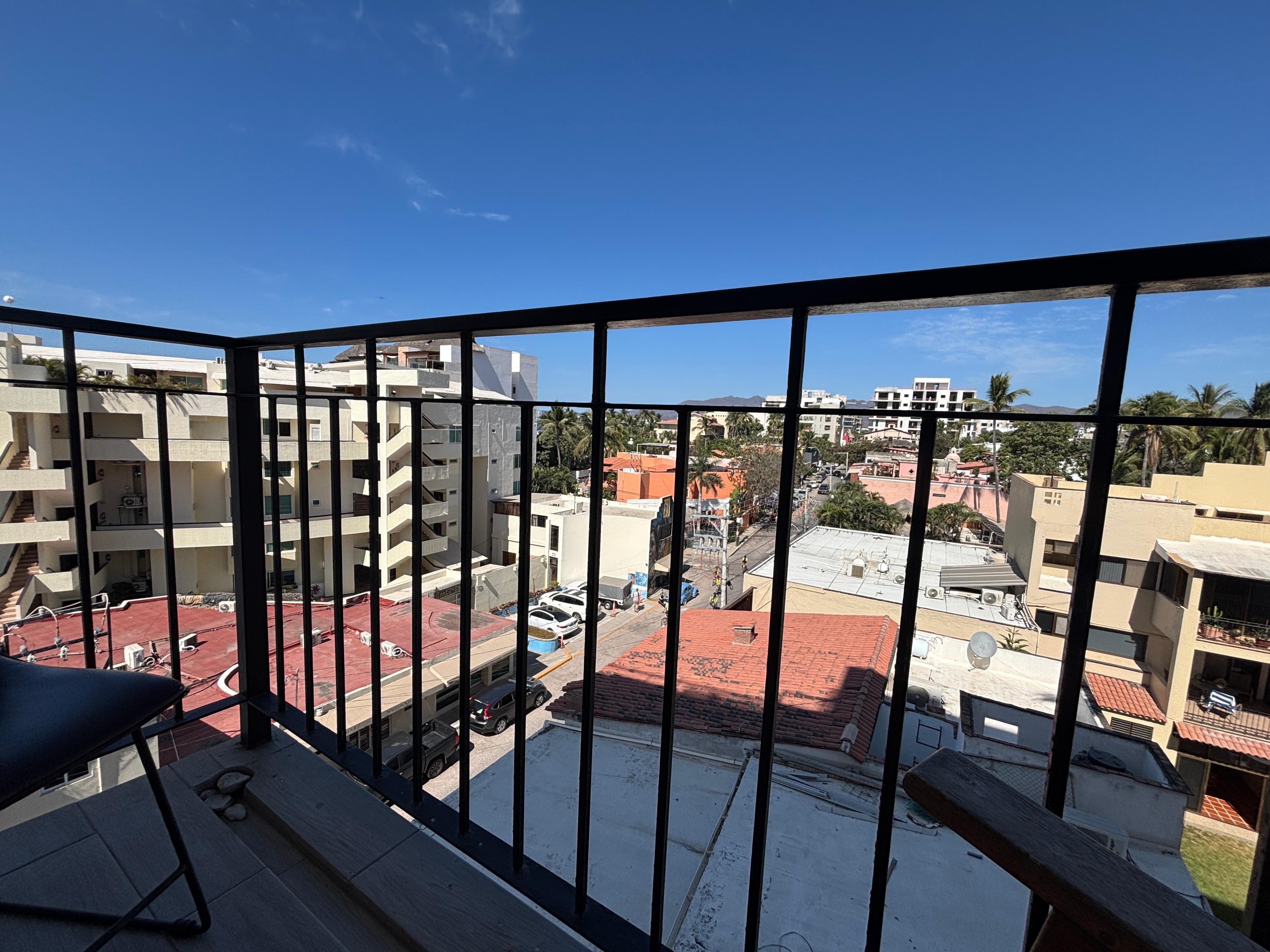 View from our balcony 