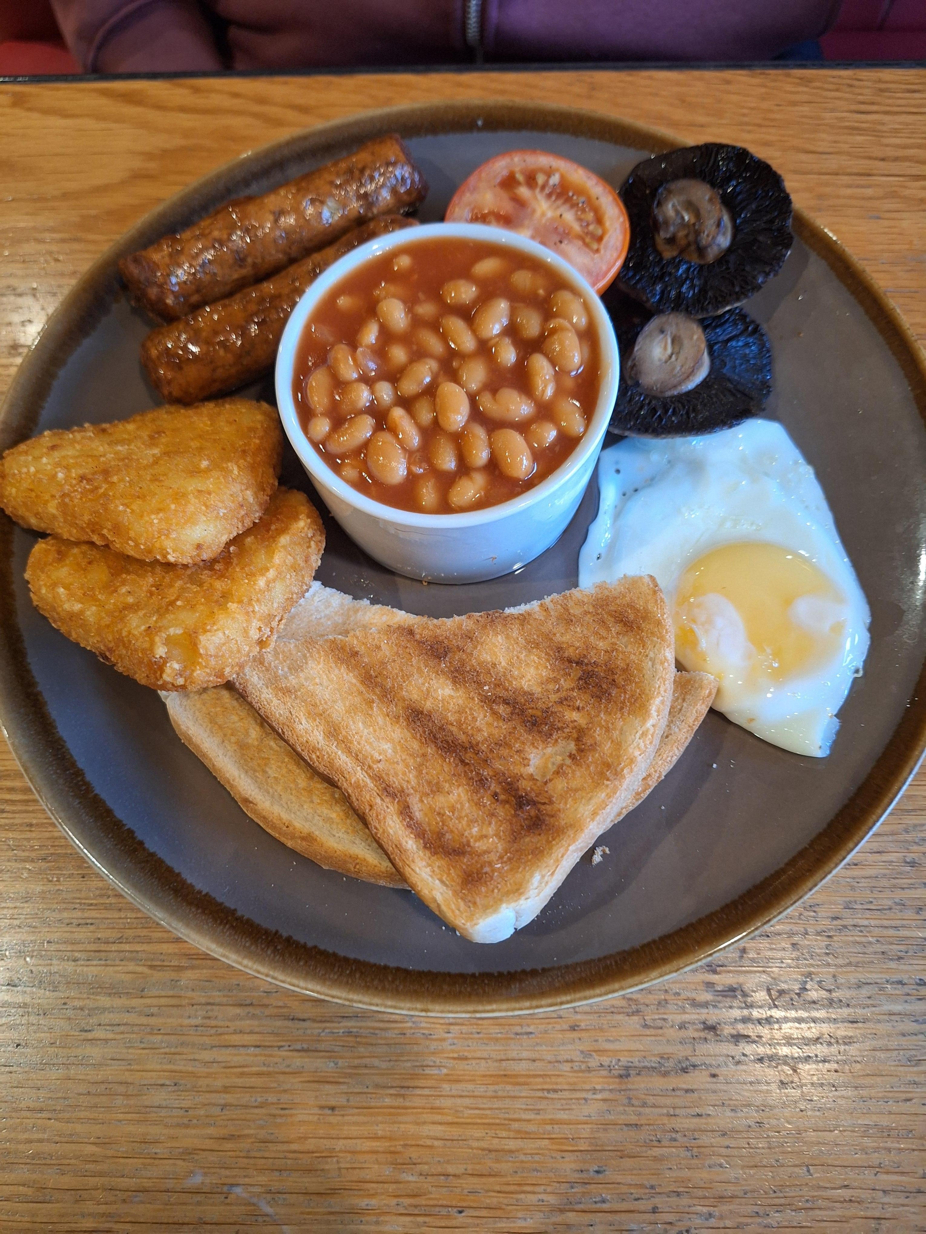 Vegetarian breakfast 