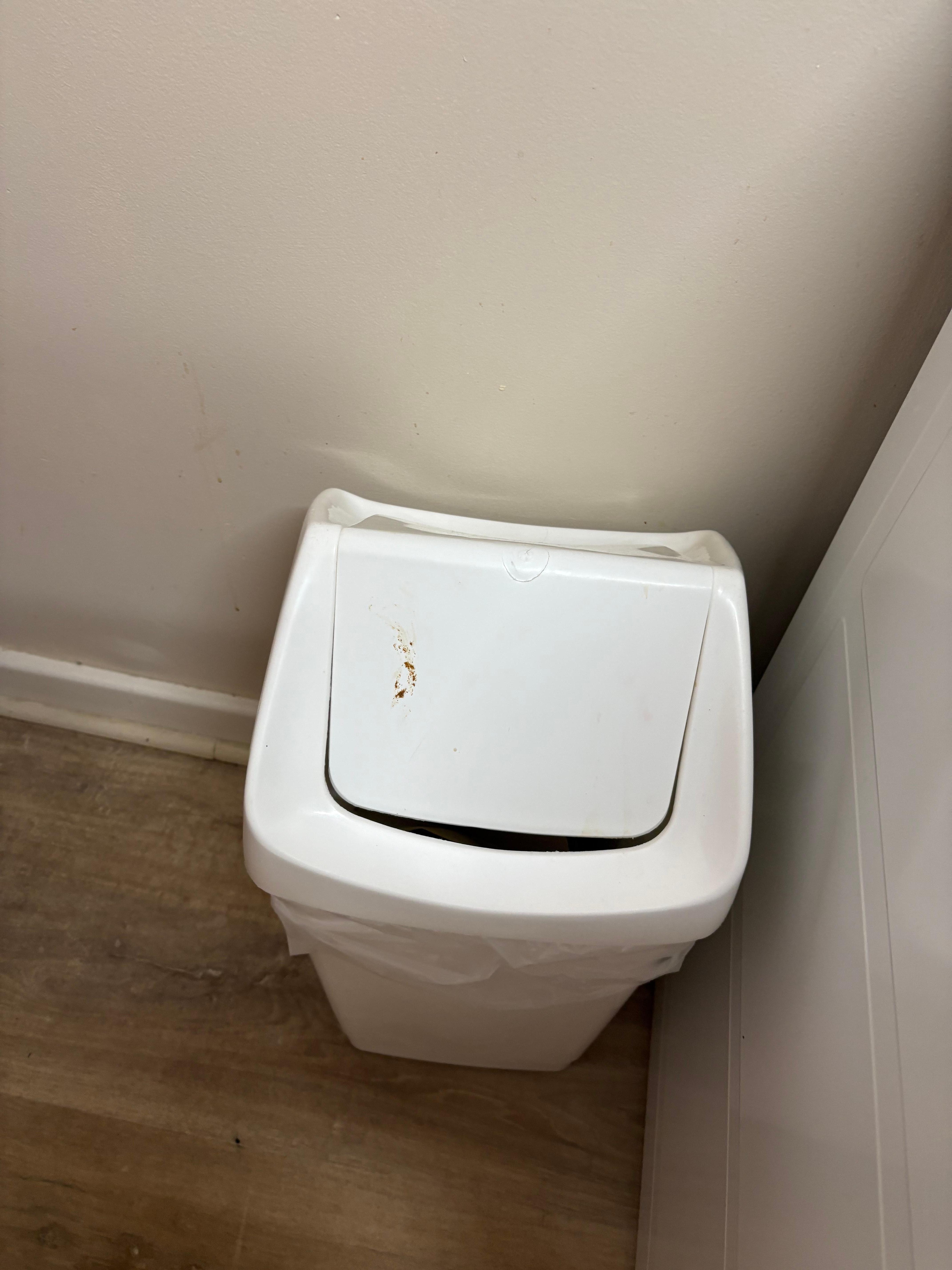 LEGIT POO ON THE BIN