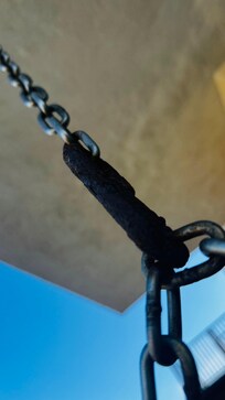 Sessel ziemlich verrostet