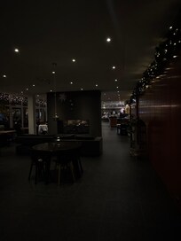 Essbereich + Aufenthaltsbereich war super schön weihnachtlich geschmückt.