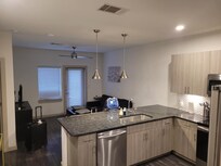 Nice bar-- barstools would be great