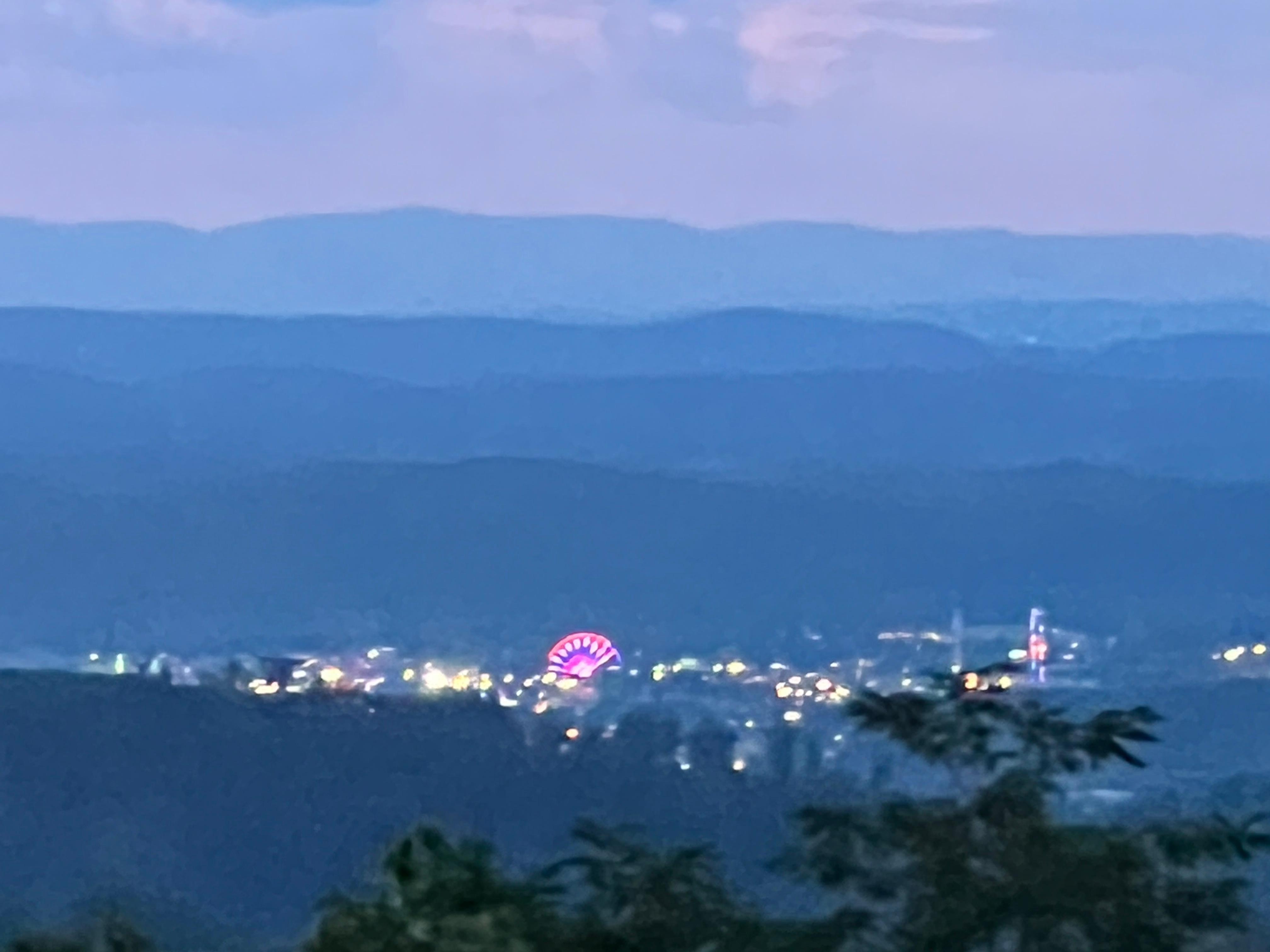 Could see the Dollywood fireworks each night from the deck at 9:40.