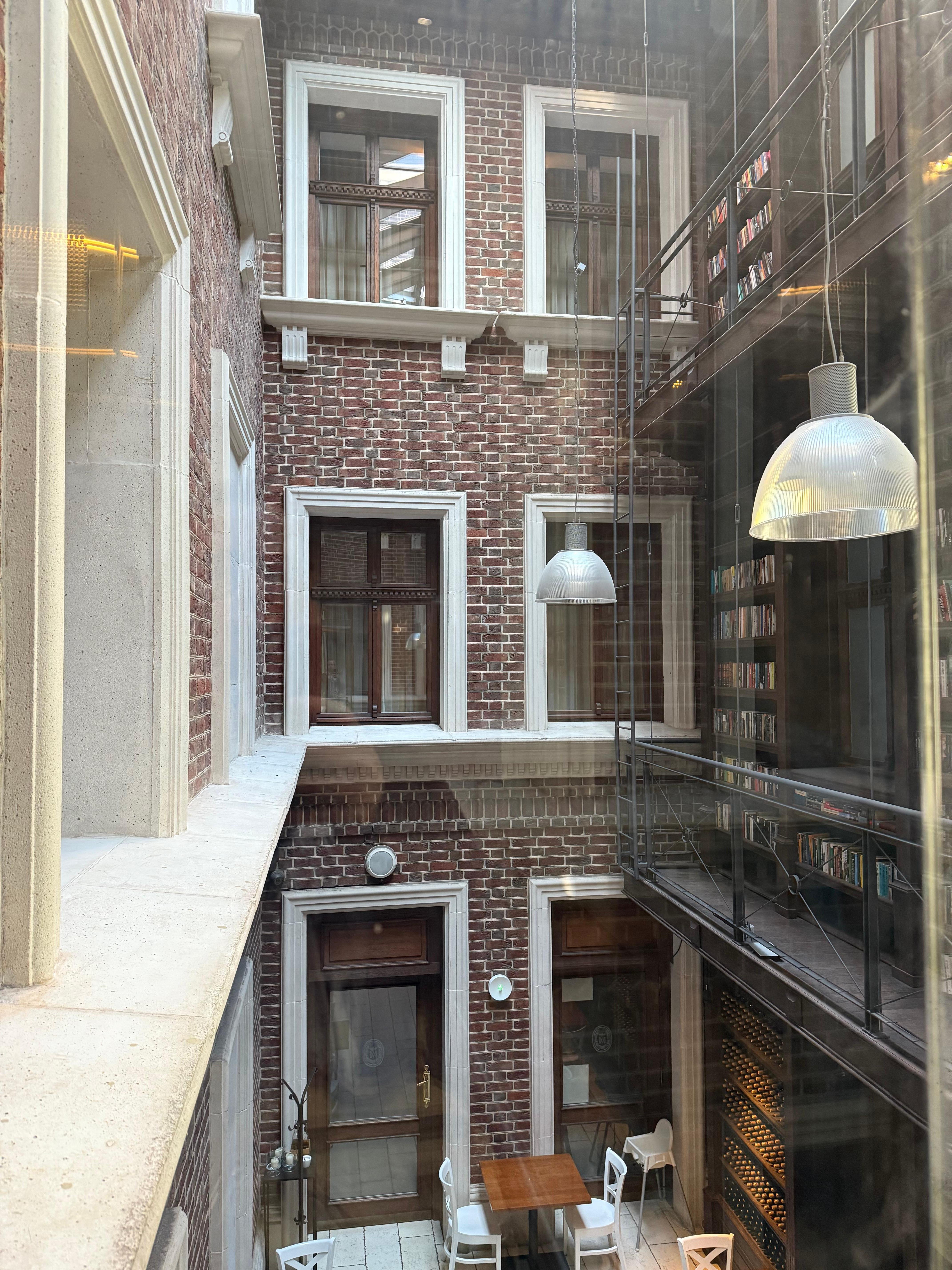 Inside the hotel!