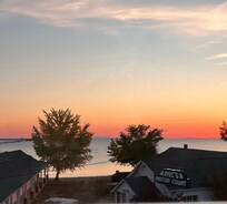 Sunrise view from the window where we stayed. Simply beautiful!
