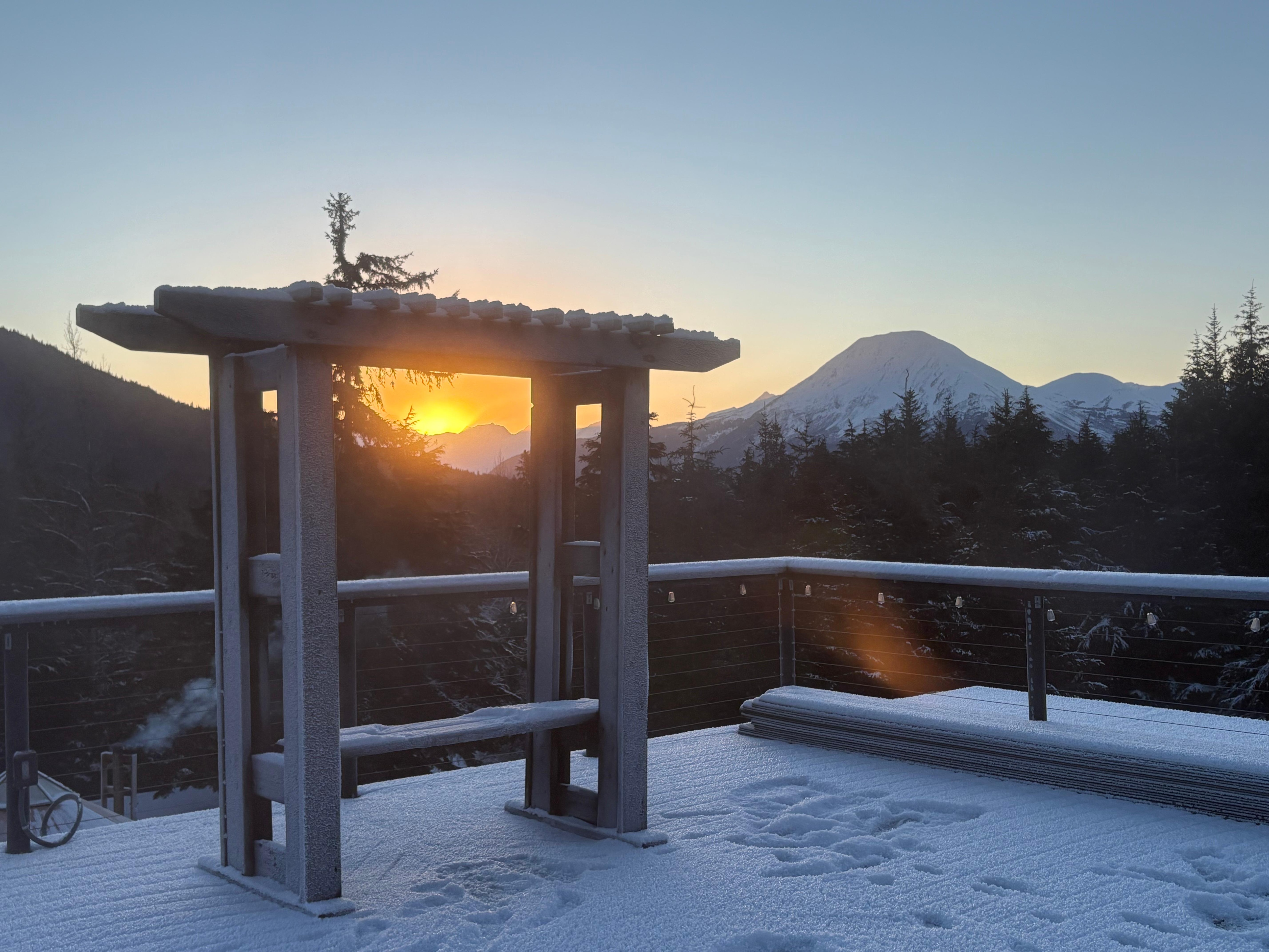 Special spot for the short winter days in Alaska