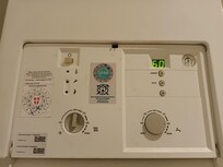 The water heater also turned to full.