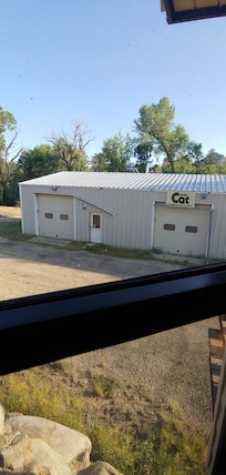 View from back of cabin