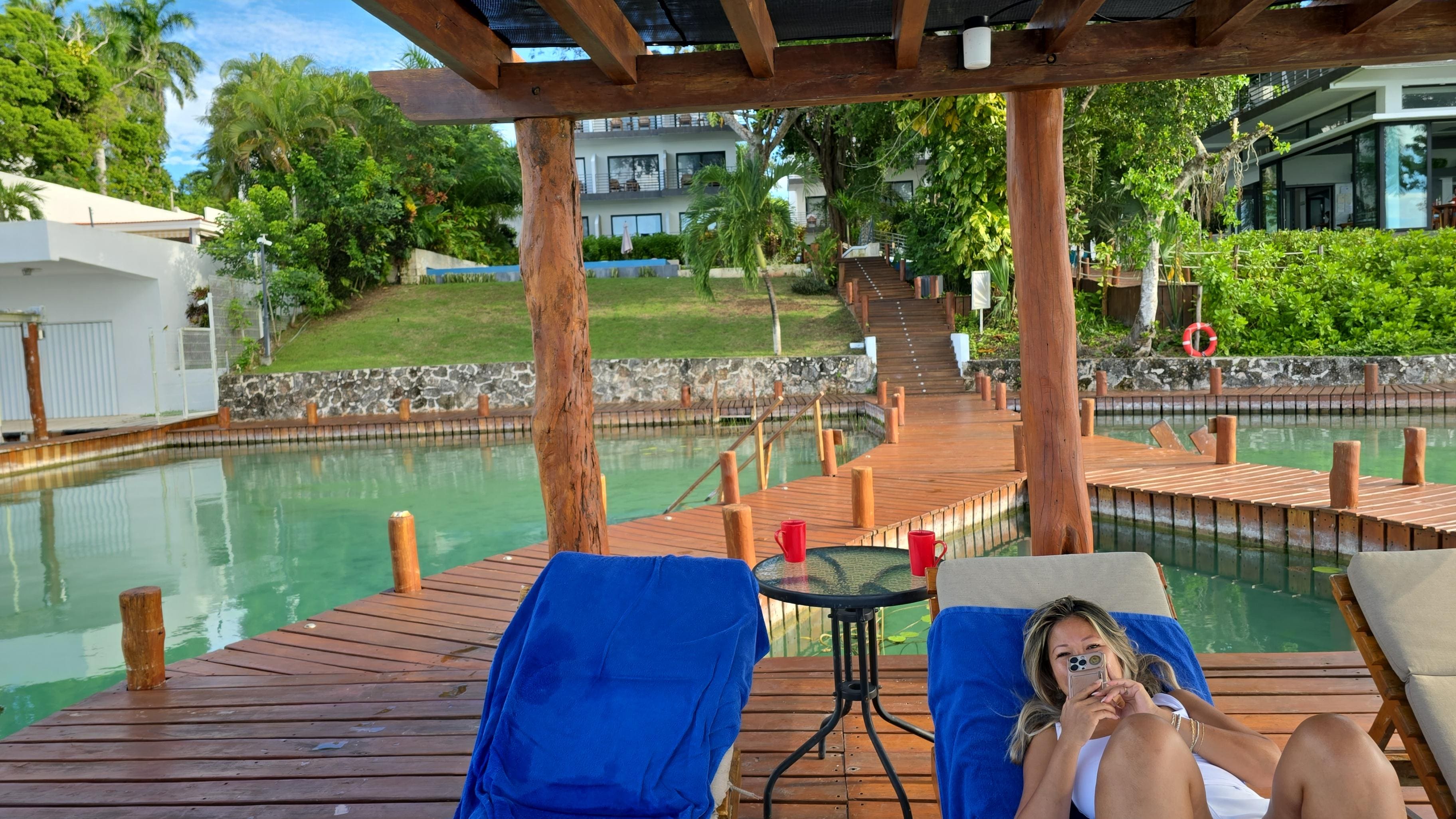 Dock area towards hotel