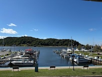 Marina in front of condo, view from the deck.