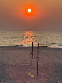 Sunset views without leaving the property.