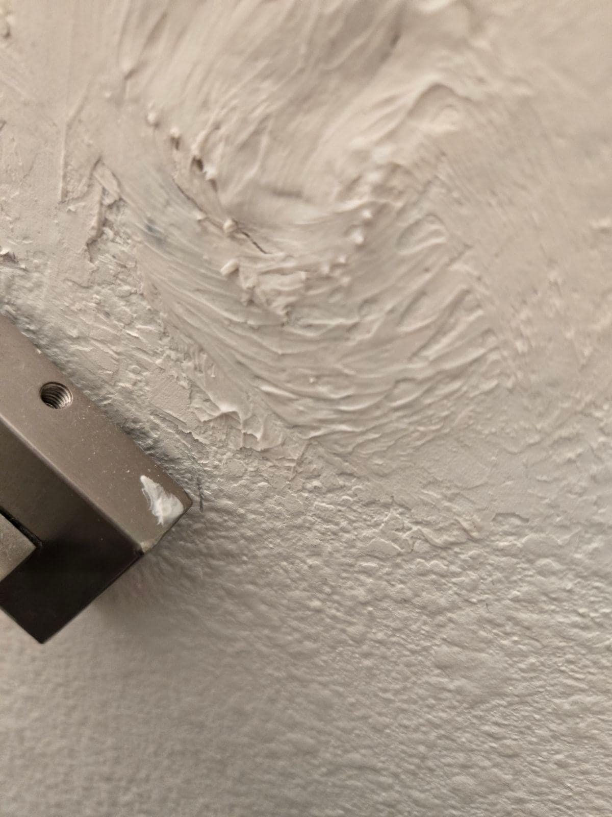 Broken towel rack