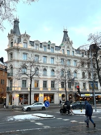 Hotellet ligger i en smuk bygning