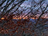 View at sunset