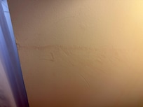 Bedroom stained wall