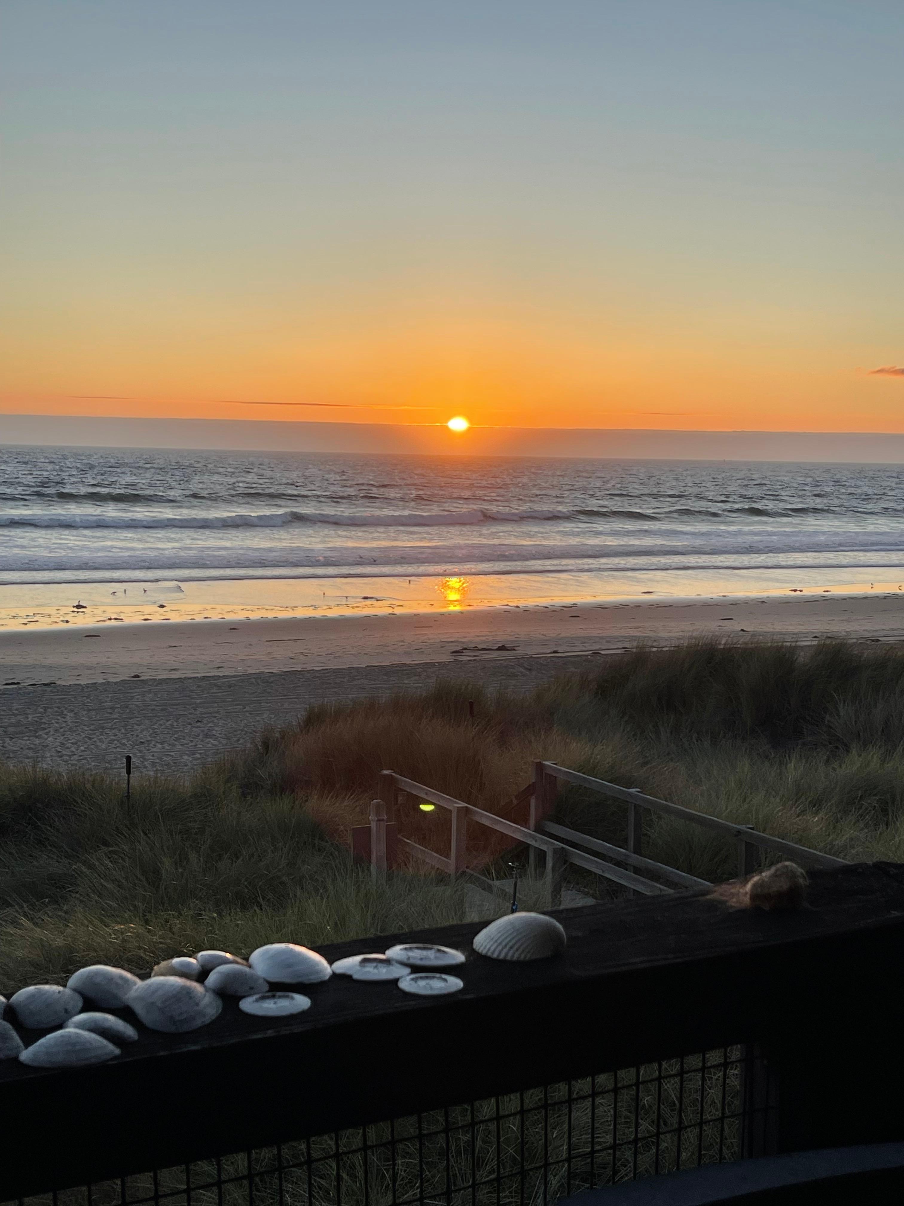 Sunset from the balcony!