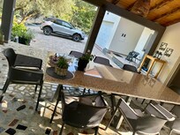 Outside dining space