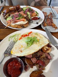 Breakfast on the roof