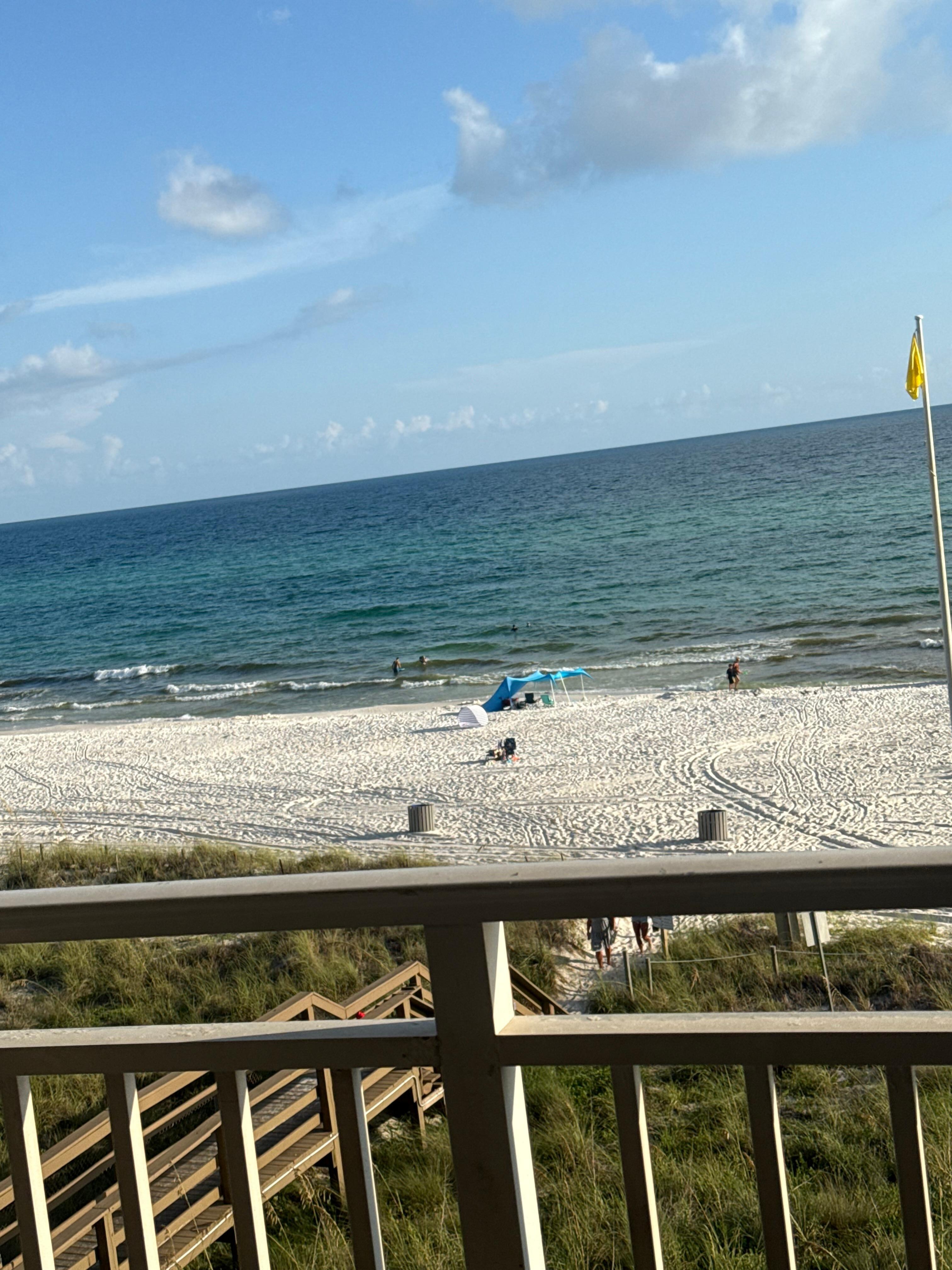 View from the balcony 