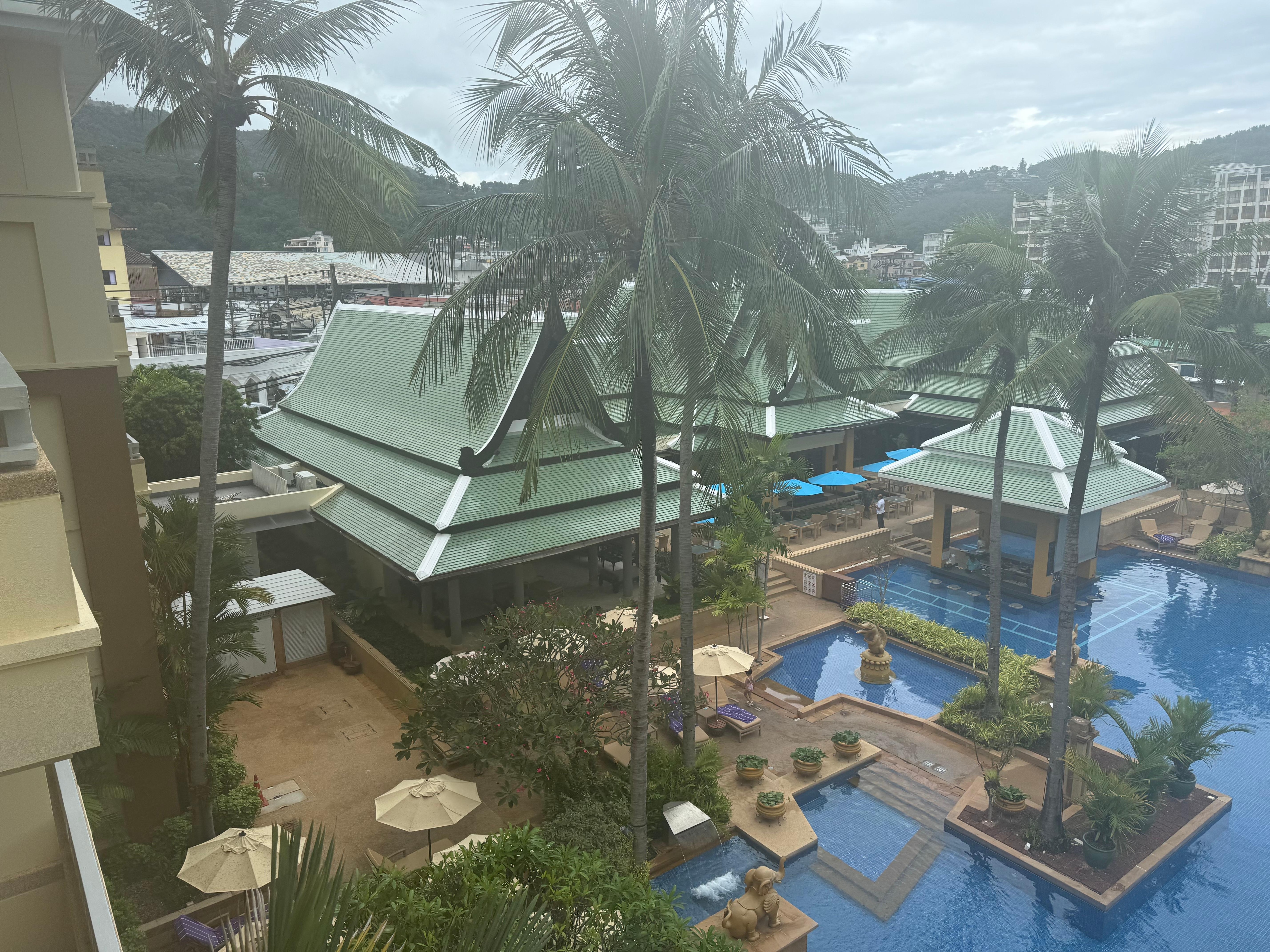 View of pool bar