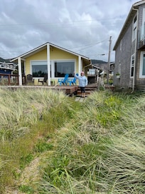 Cabin from beach trail