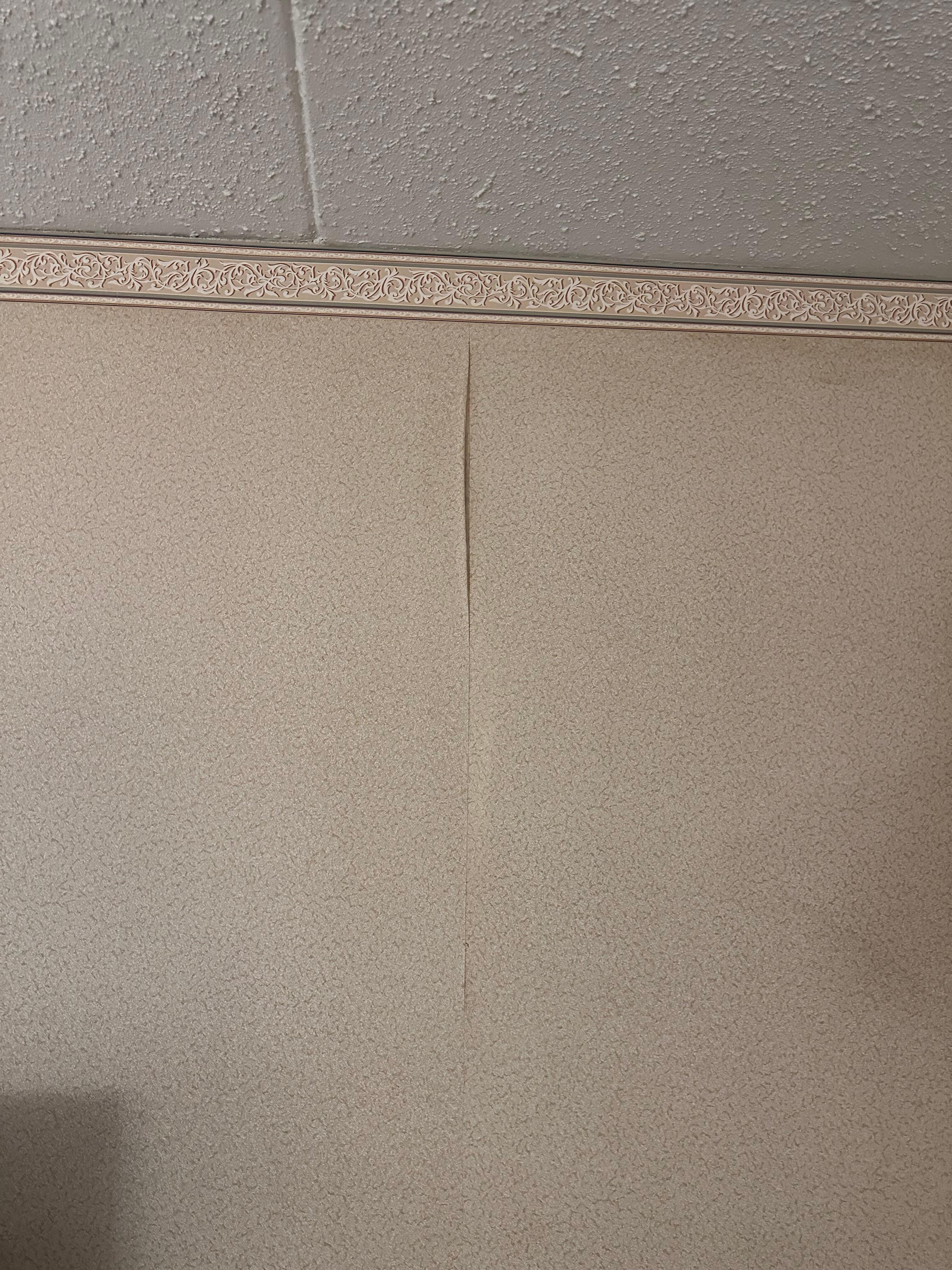Peeling wallpaper