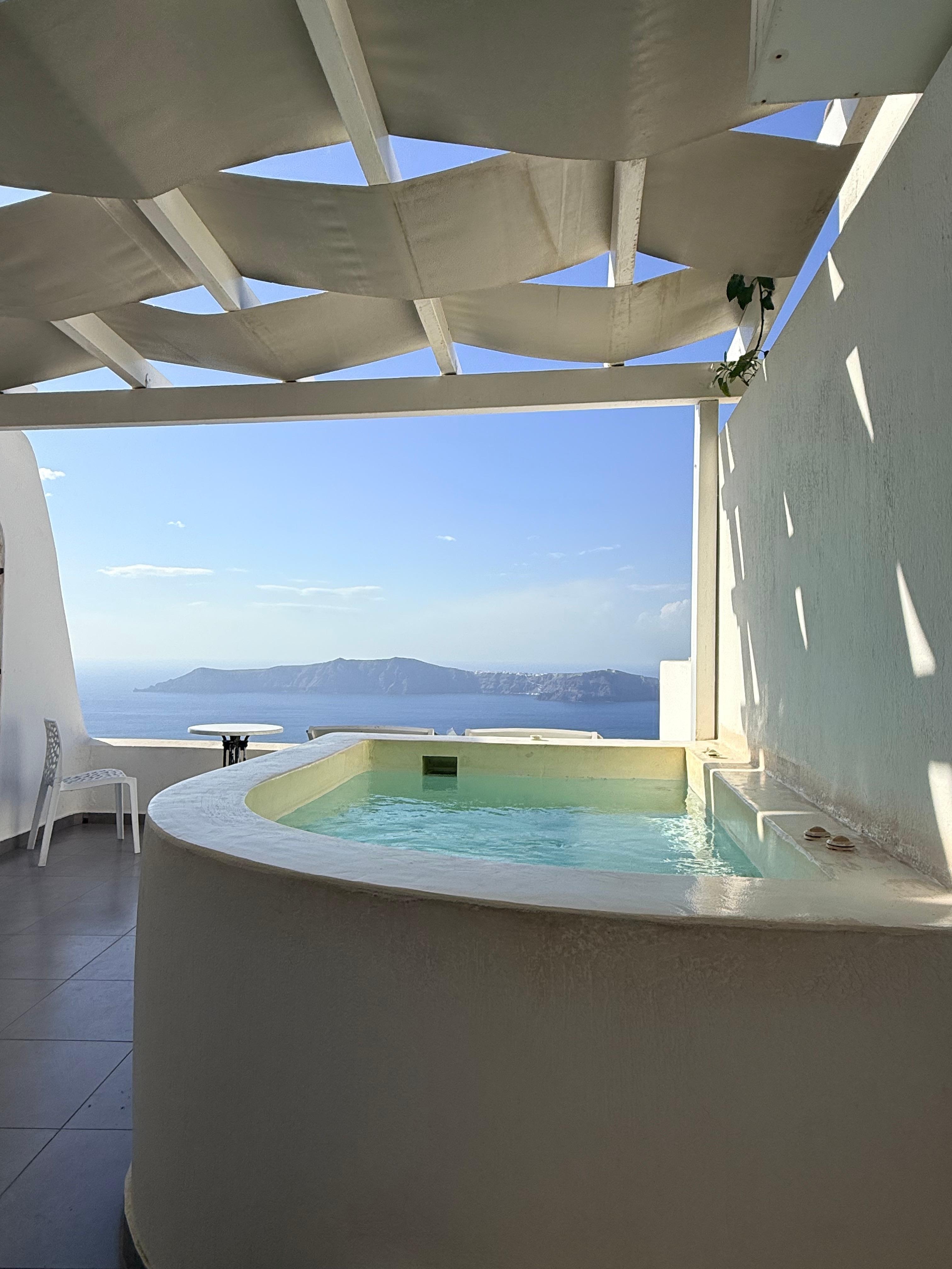 Jacuzzi con buena vista