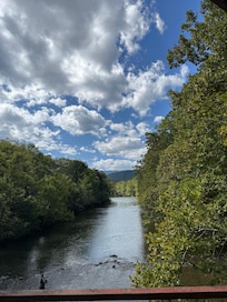 Pic from the bridge at the river!
