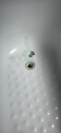 Bathroom and bathtub not clean