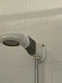 Broken shower head