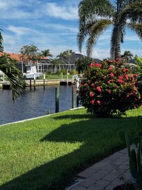 Backyard view of Canal