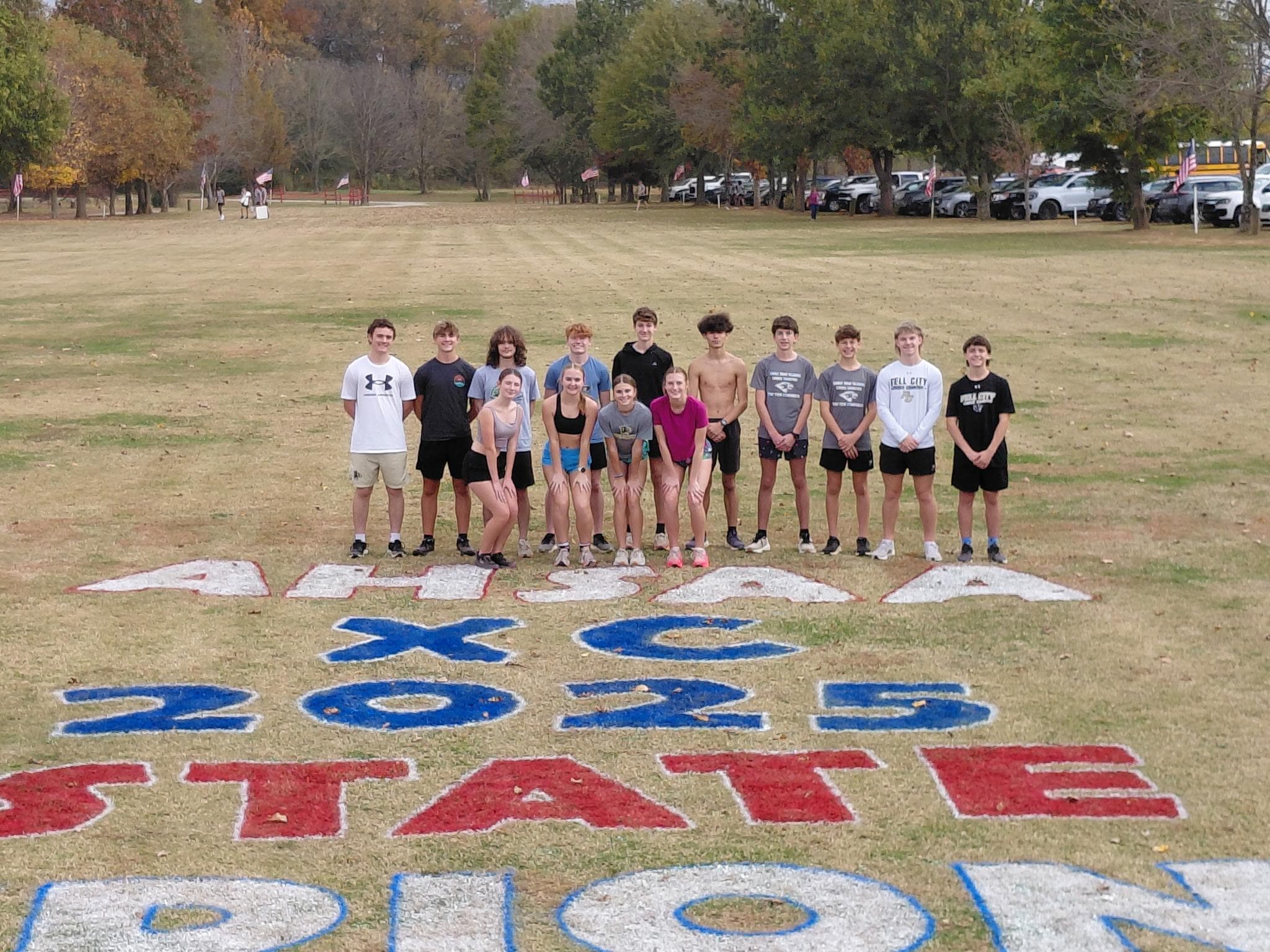 Our state qualifiers for the cross country AHSAA6 a championship