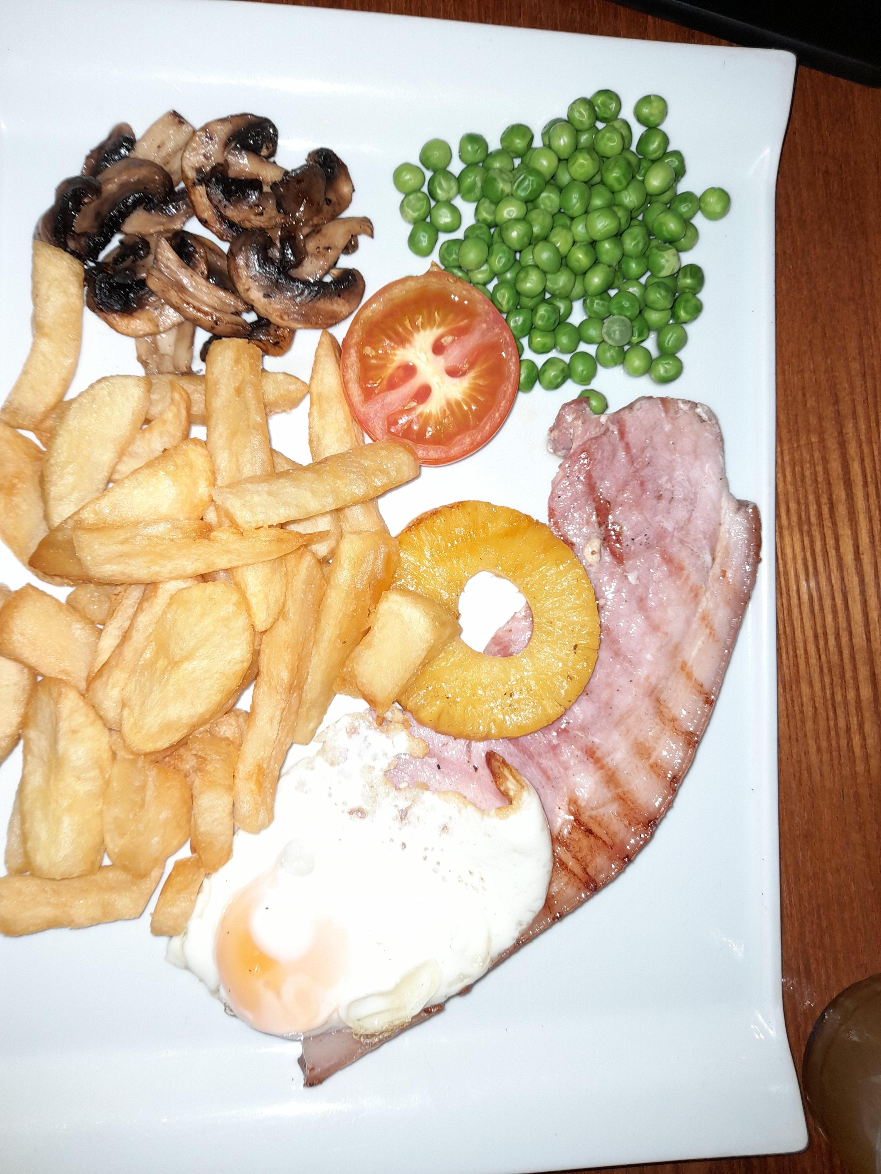 Gammon Egg & Chips